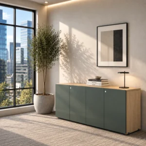 Credenza Melamina 4 Puertas SG-10