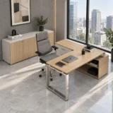 Escritorio con Credenza Deluxe DCM-03