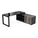 Escritorio con Credenza Deluxe DPC-02