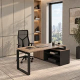 Escritorio con Credenza Deluxe DPM-04 Escritorio con Credenza Deluxe DPM-04