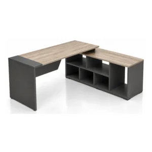 Escritorio con Credenza Melamina LM-06