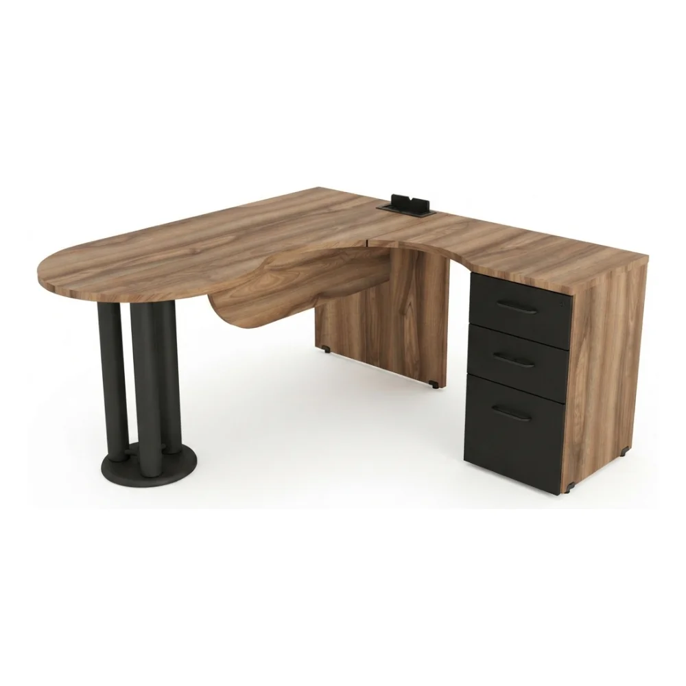 Escritorio con Lateral Ergonómico LM-18 Escritorio con Lateral Ergonómico LM-18