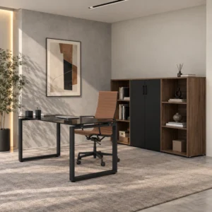 Librero Credenza 2 Puertas Abatibles SG-16