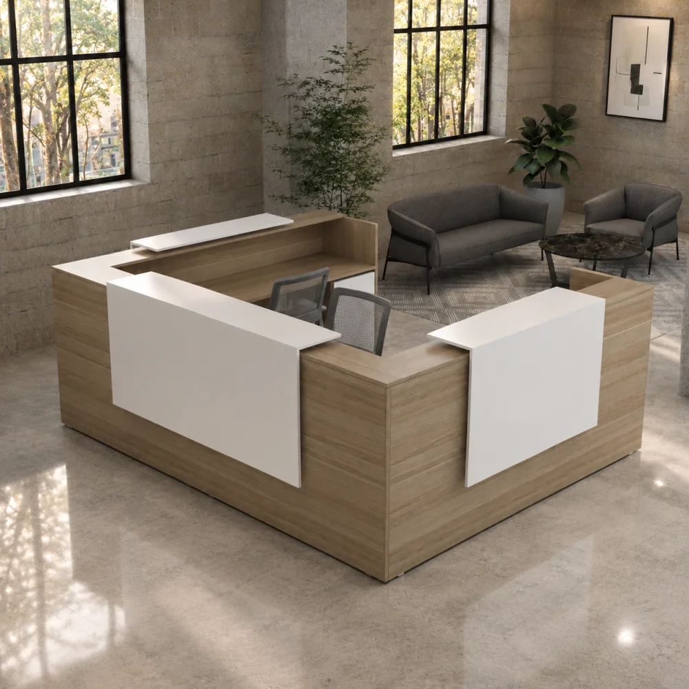 Mueble de Recepción en Herradura RC-13 - 1 Mueble de Recepción en Herradura RC-13